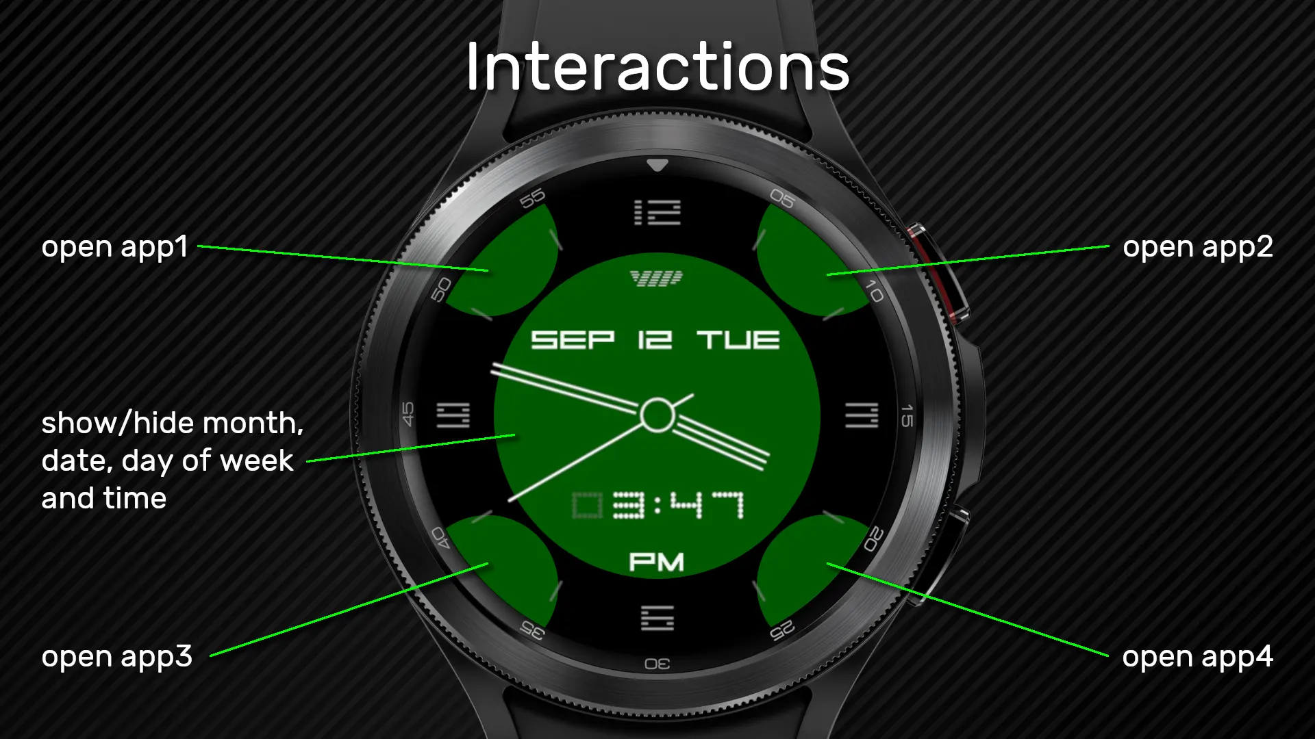 VIP-09 watch face for Wear OS